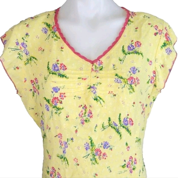 April Cornell Vintage Floral Midi Slip Dress - Picture 2 of 5